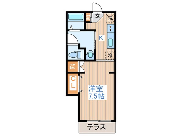 メゾンフラワーの物件間取画像